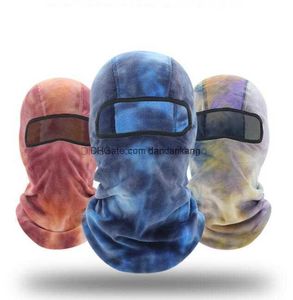 Nowy zimowy cyklowanie maska ​​Balaclava Dorośli mężczyźni kobiety pełna twarz szyja cieplej maski maski kolorowe wiatroodporne ciepły kaptur sportowy sport