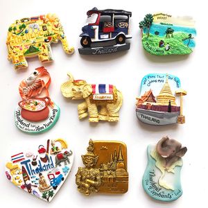 Magneti per il frigorifero Adesivo frigorifero magnetico Thailandia souvenir turistico Chiang mai elefante magnete pattaya phuket koh samui Bangkok regalo 230721