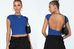 Roupas femininas de grife camiseta feminina crop top loção sexy de verão Absorção de umidade e transpiração camiseta confortável respirável de manga curta de ajuste fino