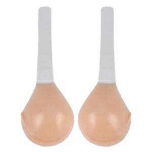 Sutiã de silicone DD DDD G H Plus size Sexy Lady Invisible Strapless Bras Push-Up Bras Auto-adesivo Dress Sticky Gel Backless BH259j