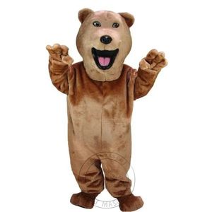 Trajes de mascote de urso personalizado de halloween roupa de personagem de desenho animado roupa de festa ao ar livre de natal tamanho adulto roupas de publicidade promocional