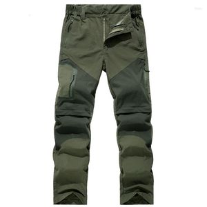 Pantaloni da uomo Primavera Estate Pantaloni da trekking rimovibili ad asciugatura rapida da esterno Pantaloni impermeabili traspiranti da uomo Pantaloncini da trekking da campeggio