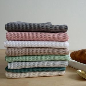 Table Napkin Ultra Soft Absorbent Tea Towel Waffle Weave Cotton Dish Rags 45x65cm Large Dinner Plate Hand Cloth Kitchen Cleaning