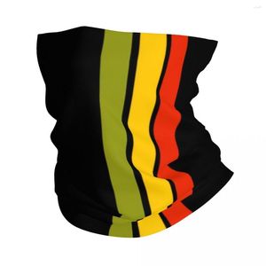 Scarves Rasta Lion Stripe 4 Bandana Neck Gaiter Printed Wrap Scarf Warm Balaclava Hiking Fishing Unisex Adult Breathable