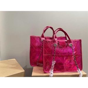 Luksusowe torebki designerskie torby kanał Jelly Tote Bag 2023 Nowa moda delikatna duża pojemność torby na zakupy