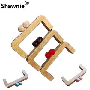 Bag Parts Accessories 20 Cm Candy Solid Wood High Quality Candy Wooden Purse Frame Obag Handbag Accessories Diy Purse Hanger Guangzhou Purse Frames 230721