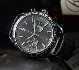 2024 Omeg Nya sex sömmar Luxury Mens Watches Quartz Watch Top Brand Hot Clock rostfritt stål Strap Men Fashion Accessories Style Ome-01