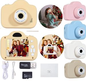 Toy Cameras Mini Toddler Camera Multifunktionellt barn Selfie Camera Toy Portable Digital Camcorder Toy USB Laddning för barnfestgåvor 230721