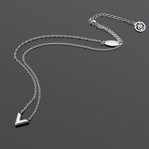 Hip hop trendy easy chic simple letter pendant extra long thin choker necklace Stainless Steel Gold silver rose filled love girls 2682