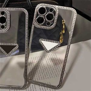 Capas de telefone Diamond Luxury Designer para iPhone 14 13 12 11 Promax Pro Plus Max Xs Transparente Soft Shell 102