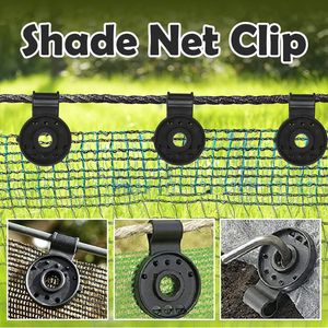 Shade 2040PCS Sun Shade Net Clip Garden Tools Greenhouse Shade Cloth Fix Clamp Plastic Grommet Fence Netting Installation Hook 230721
