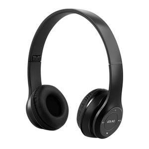 Trådlösa headset Bluetooth 5.0 hörlurar 3,5 mm Jack hörlurar Fällbar brusreduceringsstöd TF -kort för iPhone Xiaomi Huawei