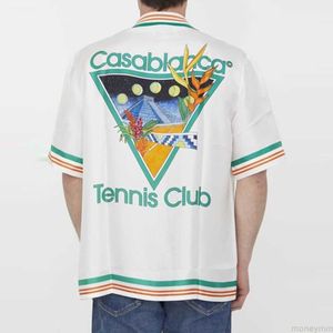 Casa Designer Fashion Clothing Dorts Tracksuits النسخة الصحيحة من Ice 23sscasablanca على طراز التنس.