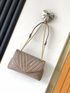 Kvinnor LouiseityS Designer New Wave M58552 Crossbody Bag M58550 Vuttonse quiltade handväskekedjor Purses Luxury Leather Shoulder Purse Size 24cm