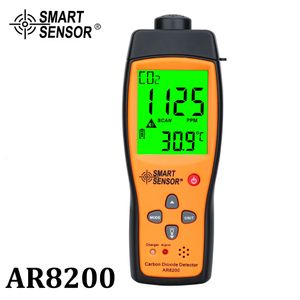 Koolstofanalysatoren Professionele gasanalysator CO2-metermonitor Gasdetector Kooldioxidedetector Binnenluchtkwaliteitsmonitor CO2-tester AR8200 230721