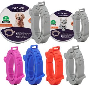 Pet Flea and Tick Collar for Dogs Cats Up To 8 Month Prevention Collar Anti-mosquito Insect Repellent Puppy Supplies