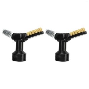 Car Washer 2Pcs Battery Brush Protection Cleaner Dust And Rust Removing Cleaning Hand Tool