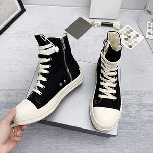 Scarpe casual firmate per uomo Stivali di tela da donna Sneakers alte Nero Bianco Plate-forme Stivaletto basso da donna Sneaker in pelle straordinaria Scarpe da ginnastica da uomo di lusso