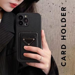 Novo designer de capas de telefone de couro para iphone 14 13 12 11 pro max 14plus design de letra clássico capa traseira com pacote de suporte de cartão moda capa móvel