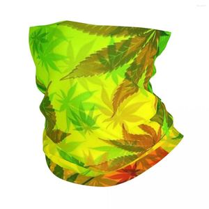 Cachecóis Rasta Cores Folhas Natureza Padrão Bandana Pescoço Gaiter Folha Cachecol Quente Ciclismo Caminhadas Para Homens Mulheres Adulto Todas As Estações