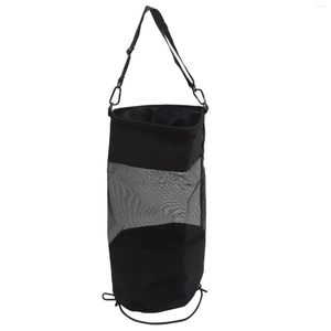 Storage Bags Boat Trash Bag Cylinder Shape Large Capacity Leakage Proof Folding Garbage Container For Home Camping Car