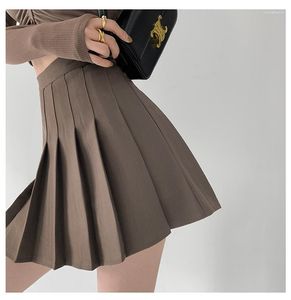 Saias Japonês Estilo Preppy Clássico Em Camadas Mini Saia Plissada Feminina Meninas Cintura Alta Chique Bonita Sexy Atacado