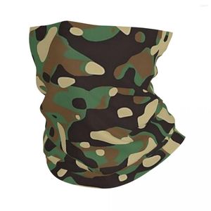 Halsdukar Army Camouflage Mönster Bandana Neck Cover Printed Jungle Military Camo Mask Scarf Balaclava Running unisex vuxen tvättbar