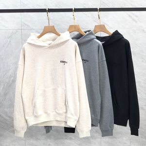 23FW Akın Baskı Logosu Hoodie USA Sonbahar Kış Kaykay Hoody Terry Kumaş Kapüşonlu Sweathirt