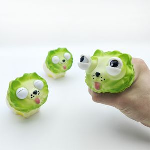 Soft Cute Vegetable Dog Fidget Sensory Toy Pop Squeeze Eyes Out Stuffed Autism Special Needs Stress Reliever Stress Relieve Vent Toy 2273