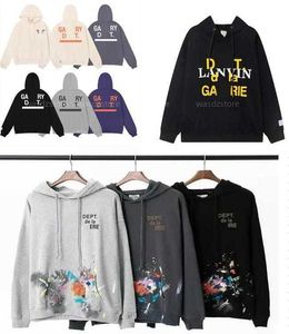 Hoodies dos homens moletons Galleryes Depts Hoody Mens Mulheres Designers Moda Galleryse Hoodys Inverno Homem Manga Longa Homens Mulheres Hoodie Roupas