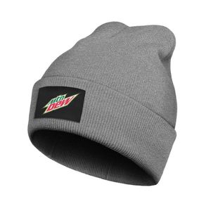 Fashion Mountain Mtn Dew Logo Sluchy Beanie Czapki czapki vintage Mtn Mountain Dew Logo America Flag Golden264J