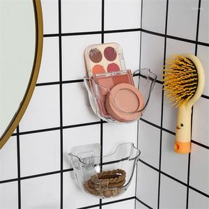 Storage Boxes Box Wall-mounted Transparent Puff Rack Bathroom Easter Egg Punch-free