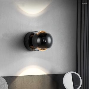 Lampada da parete in stile moderno a led per soggiorno imposta lampade per illuminazione esterna nere carine Lampen Antler Sconce