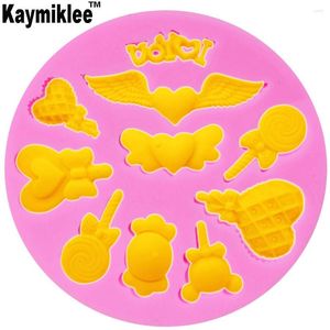 Baking Moulds Lollipop Silicone Mold Fondant Mould Cake Decorating Tools Candy Jelly Jello Chocolate Gumpaste Sugarcraft M019