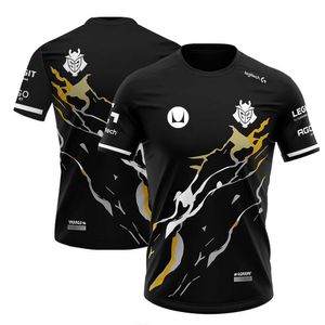 Erkek Tişörtleri Yaz 3d baskı tişörtleri g2 oyun milli takım üniforma Erkekler Hızlı Kuru T-Shirt E-Sports hayranları kısa kollu moda büyük boy üstler