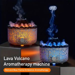 Flame Volcano Aromatherapie-Luftbefeuchter, Diffusoren mit farbigen Lichtern, 560 ml, Ultraschall-Diffusor für ätherische Öle für zu Hause, Essenzen für Luftbefeuchter