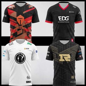 Męskie koszulki lol lpl 2021 eSports fpx tes jdg sn ig rng edg T-shirt nieśmiałe drużyna mundur niestandardowy identyfikator fanów nazwa T-shirt Game