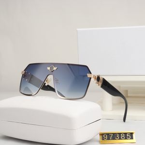 نظارات شمسية كلاسيكية تصميم العلامة التجارية UV400 نظارات معدنية الذهب