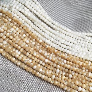 Natural Mother of Pearl Shell Round Beads for Jewelry Making