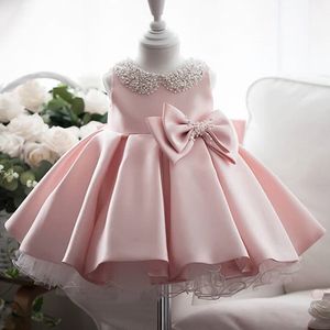 Neugeborene Taufe Prinzessin Kleinkind Geburtstag Party Kinder Taufe Baby Mädchen Kleidung Sommer Kleider Tutu Weiß Vestidos 1 Jahr