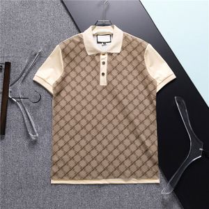Designer Mens Polo Camicie Uomo T-shirt in cotone a maniche corte T-shirt con risvolto Giacca Abbigliamento sportivo Tuta da jogging M-3XL