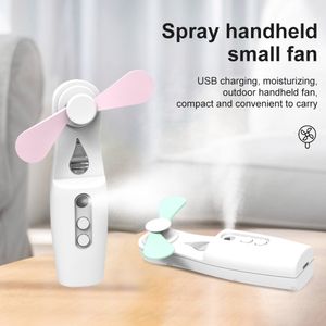 Outro mini ventilador de jardim doméstico 2 em 1 medidor de água recarregável spray refrigerador de ar pequeno portátil com função de banco de potência 2 engrenagens de resfriamento 230721