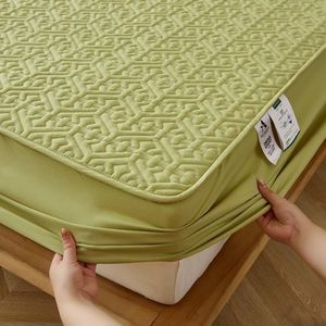 Mattress Pad Pure Cotton, miękka kołdra pokrywa przeciwbakteryjna king size niestandardowa ochrona łóżka Nie włączona poduszka 230721