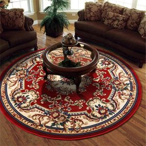 Carpet Round Short Pile European Carpets for Living Room Decoration Rugs Bedroom Decor Nonslip Area Rug Thicken Floor Mats 230721