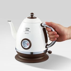 Narzędzia 1,5 l Kettle elektryczny 1500 W Szybkie podgrzewanie czajnika wrzenia garnka do kawy Thermo Pot 304 Kett ze stali nierdzewnej z termometrem 220V