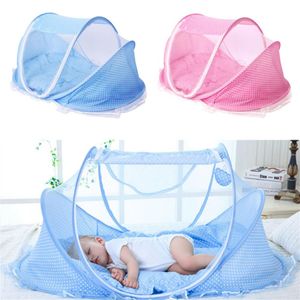 New Portable Soft Baby Crib 0-3 Years Bedding Mosquito Net Foldable Bed Cotton Sleep Travel Beds Cribs Pillow Mat Setat Set HG99316S