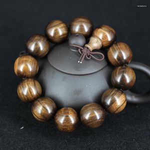 Strang Vietnam Black Pear 2.0 Buddha Perlen Armband Tigerfell Halskette Holzornamente Hersteller Großhandel