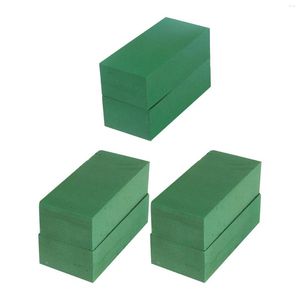 Dekorativa blommor Multifunktion Floral Foam Block Portable Flower Arrangement Diy Practical Green Square Party Decor