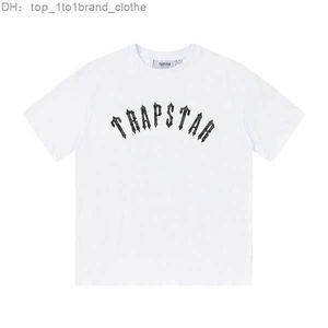 50 estilos de camisetas masculinas Trapstar t shirt Camisas de grife Jersey Rainbow Color Summer Sports Fashion Cotton Cord Top Manga curta 3 trapstar 6G77