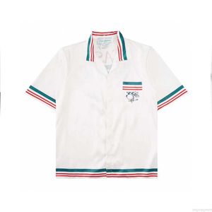 Casa Designer Fashion Clothing Dorts Tracksuits Casablanca 22S Tennis Flower Flower Eboy Cancal Hawaiian Shirt Shirt 2032